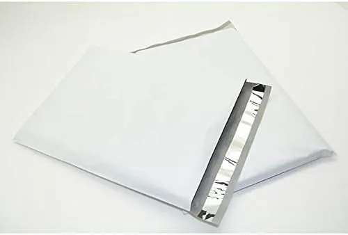 100-19x24 WHITE POLY MAILERS ENVELOPES BAGS 19 x 24 By ValueMailers (White)