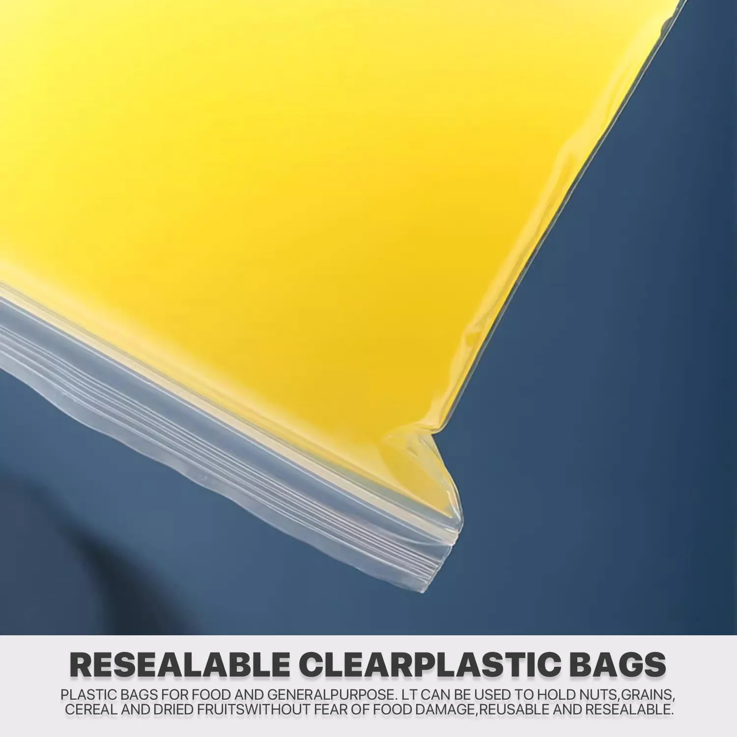 1000-Count, (4" x 6") - 4 Mil Thickness Clear Zipper Reclosable Bag, Zip Bags, Ultra Heavy Duty Lock Seal Poly Plastic Bags for Documents, Clothing, T-Shirt