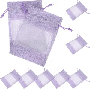 10pcs Empty Sachet Bags for Drawers and Closet: Mesh Sachet Bags Potpourri Bags Lavender Sachet Bags Lavender Sachets Potpourri Bags Empty for Lavender, Spice