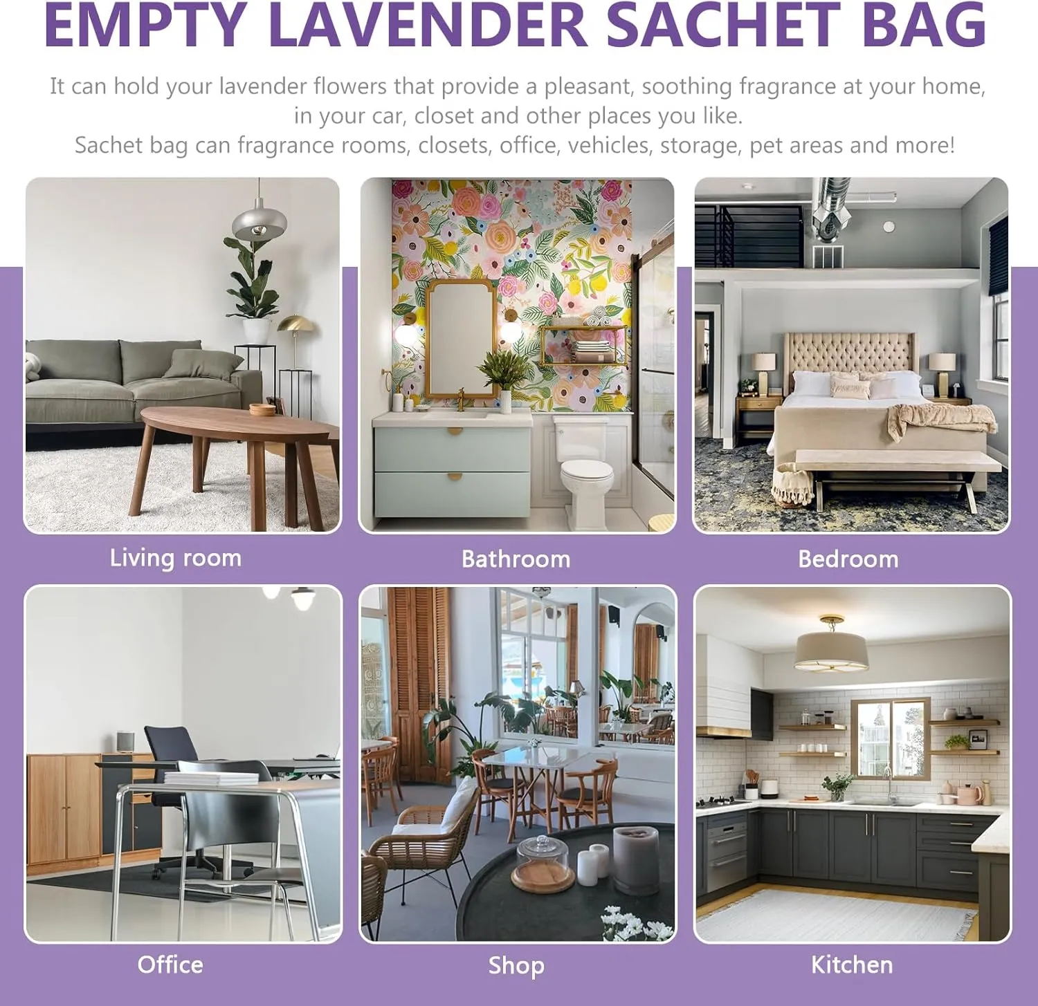 10pcs Empty Sachet Bags for Drawers and Closet: Mesh Sachet Bags Potpourri Bags Lavender Sachet Bags Lavender Sachets Potpourri Bags Empty for Lavender, Spice