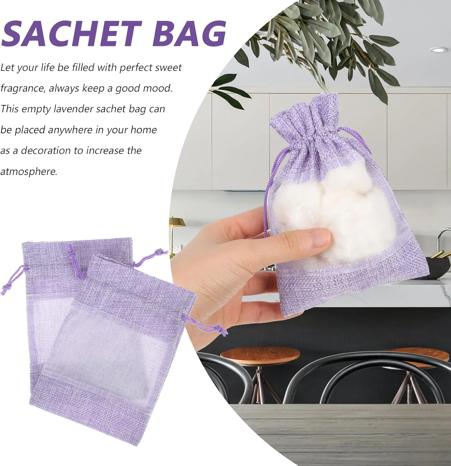 10pcs Empty Sachet Bags for Drawers and Closet: Mesh Sachet Bags Potpourri Bags Lavender Sachet Bags Lavender Sachets Potpourri Bags Empty for Lavender, Spice