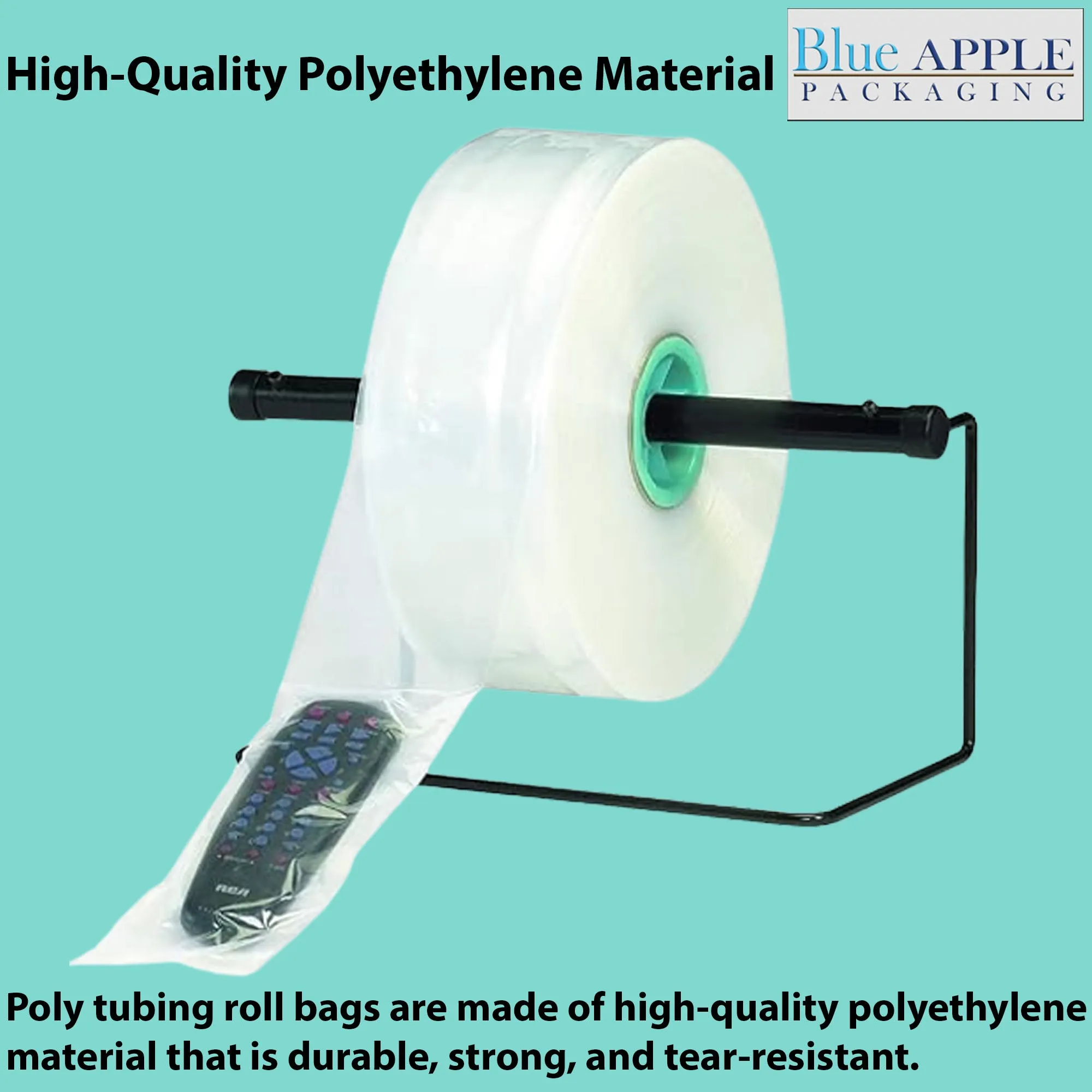 14 inch x 1075ft Poly Tubing Roll 4 Mil LDPE Low Density