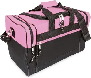 17" Duffel Bag Travel Size Sports Gym Bag (Duffle Bag) (Pink)