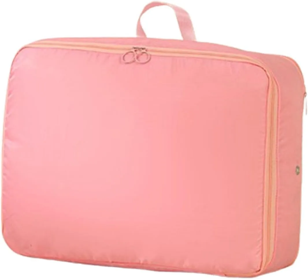 2025 Ultra Compact Self-Sealing Storage Solution – Giant Space-Saver for Travel & Home， Self-Shrinking Storage Bag (rose red,Large)