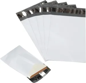 3000 Pack Secure Seal White Poly Mailers - 9x12 Safe Shipping Bags - E-Commerce Self Sealing 2 Mil Poly Envelopes