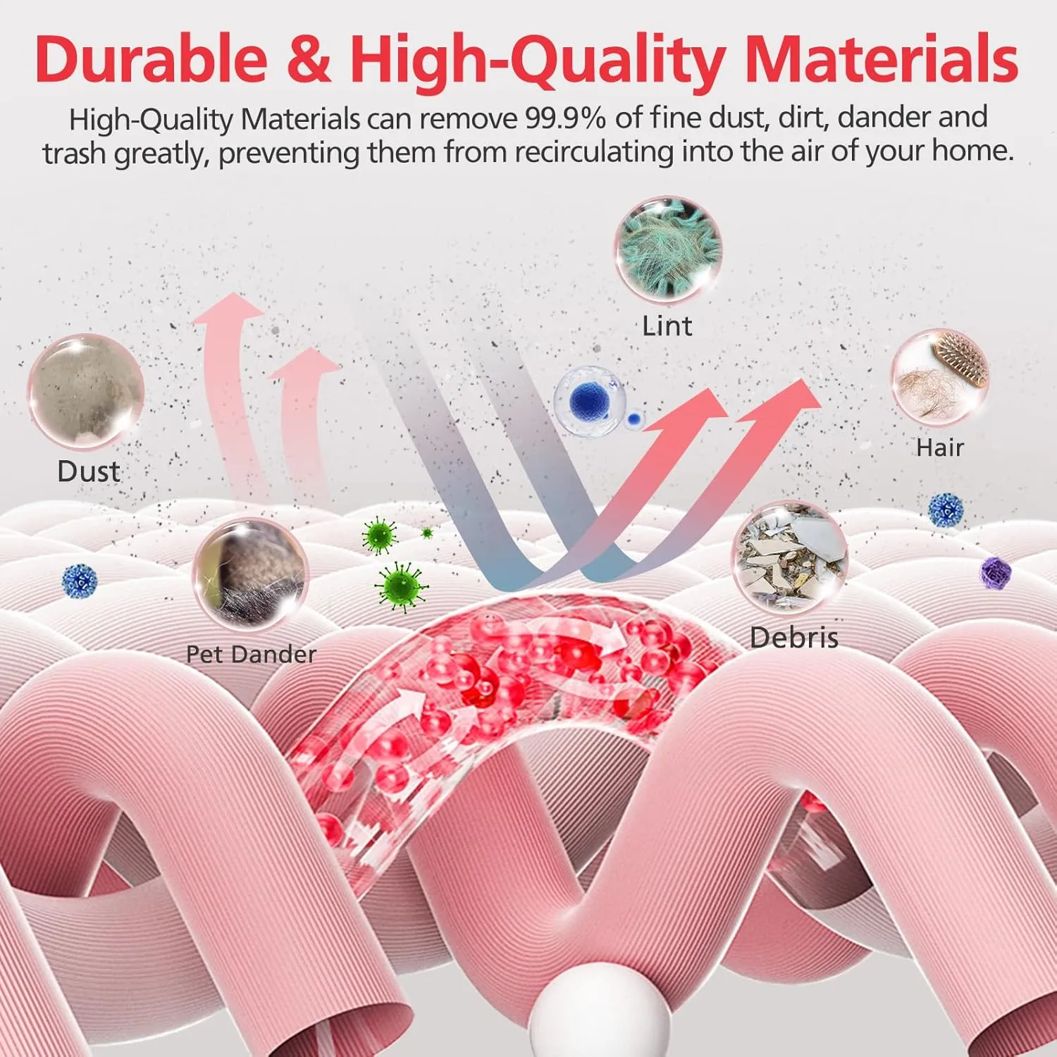 3D Airclean FJM Vacuum Cleaner Bags Compatible with Miele FJM Vacuum Cleaner, Compact C1, Compact C2, Complete C1, S241, S290, S300i, S500, S700, S4, S6 Series, Replaces Part 10123220, 16 Pack