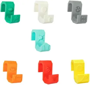 3D Printed Custom Sport Bag Hook for Fence Volleyball Pickleball Soccer Tennis Backpack Bag Clip for Fence Basketball Football Softball Bag Hook for Water Bottle 14 Colors