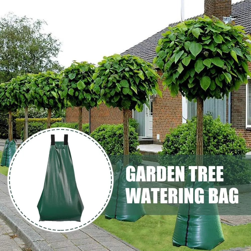 3PCS Tree Watering Bag,20 Gallon Slow Release Tree Watering Bags Drip Irrigation Bag,Watering 5~8 Hours Drip Irrigation WateringTree Watering Bag Slow Release for Newly Planted or Established Trees
