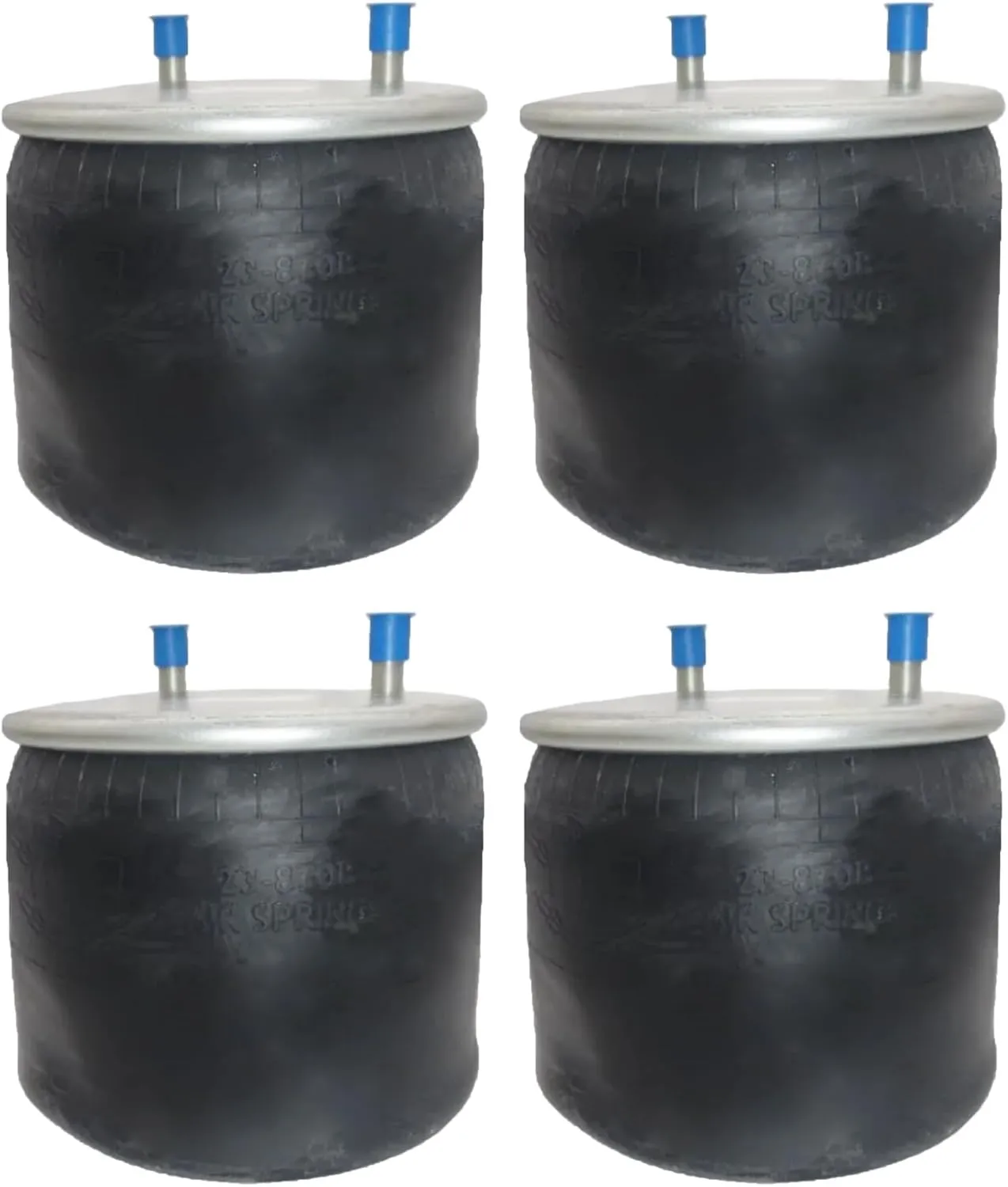 4x MVPTruckParts Engine Air Spring Bag Replacement for Hendrickson S-21966, VAN TRAAX HKA-200 Replaces Firestone 8708, Firestone W01-358-8708, Continental ContiTech 10 10-16 P 526, 1DK25E-8708