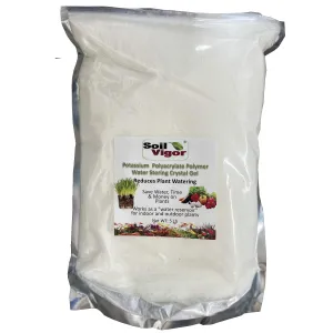 5-Pound Bags of Soil Vigor Commercial Grade Potassium Water-Storing Crystals Fine Granules (4)