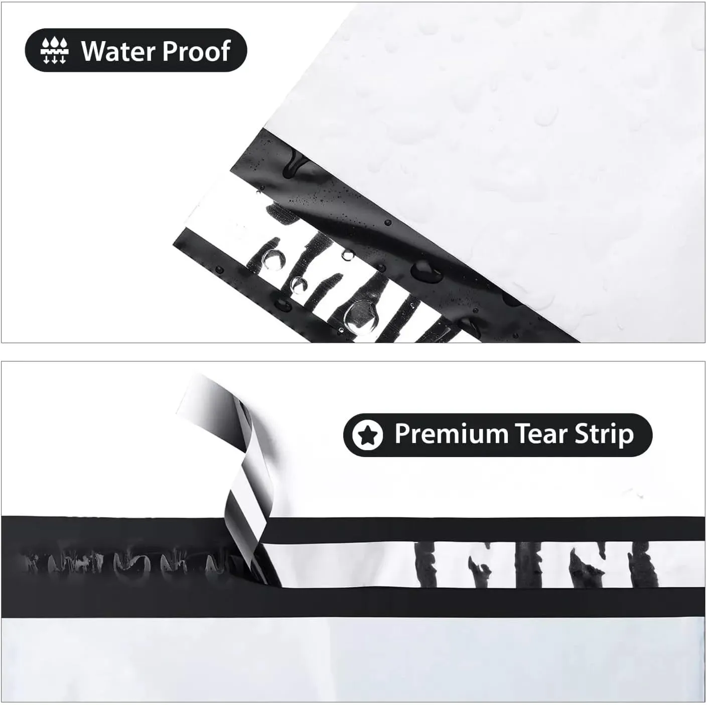 50 19x24 Poly Mailers Bags Inch Premium Envelopes Shipping Bag, Self-Seal, Waterproof, Privacy Opaque, Mailing Packaging Bags