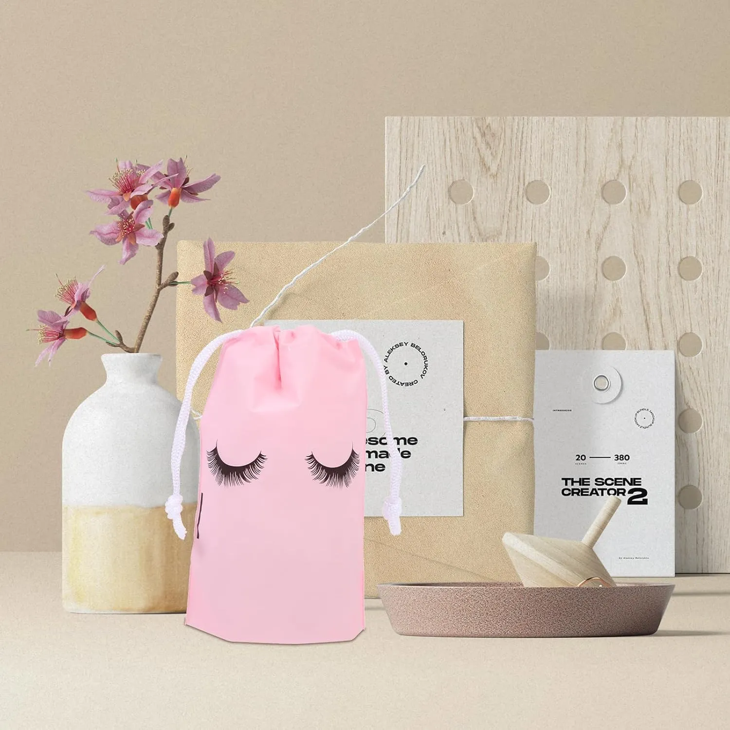 50pcs Eyelashes Aftercare Bags Lash Bags Plastic Care Cosmetic Portable Eyelash Makeup Supplies Lash Shampoo for Women Girls