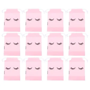 50pcs Eyelashes Aftercare Bags Lash Bags Plastic Care Cosmetic Portable Eyelash Makeup Supplies Lash Shampoo for Women Girls