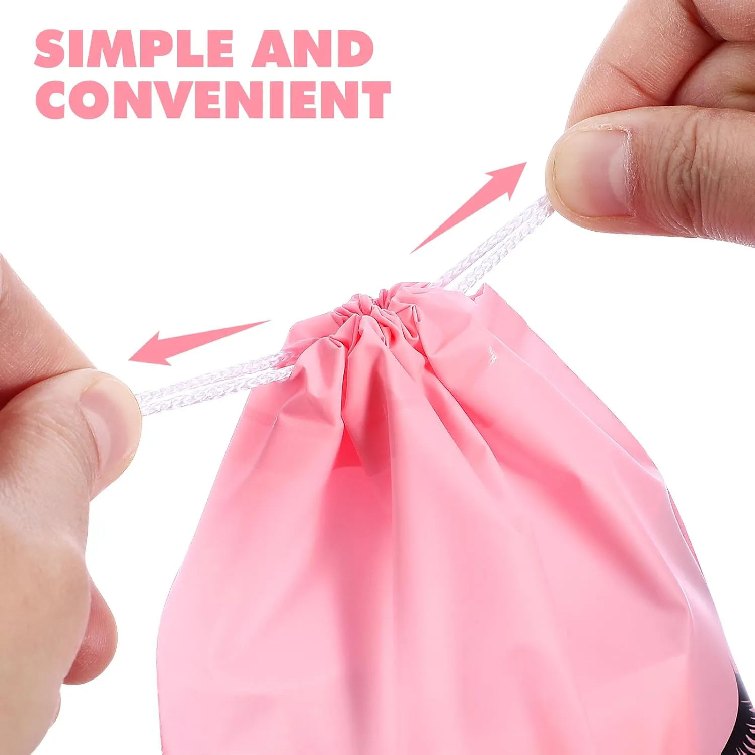 50pcs Eyelashes Aftercare Bags Lash Bags Plastic Care Cosmetic Portable Eyelash Makeup Supplies Lash Shampoo for Women Girls