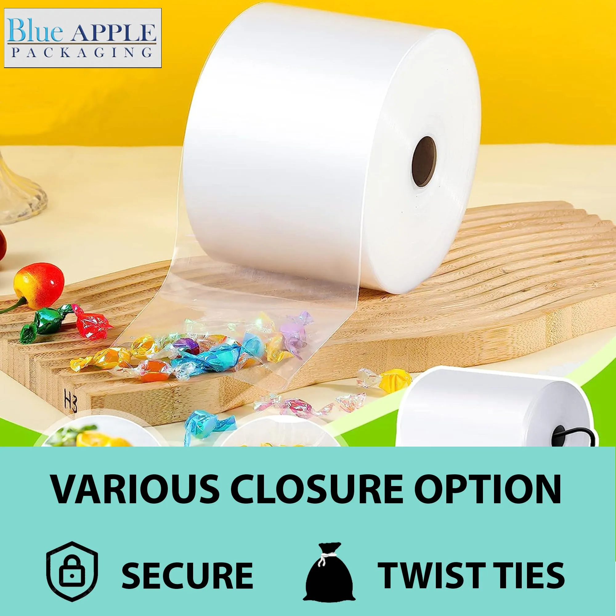 9 inch x 1075ft Poly Tubing Roll 4 Mil LDPE Low Density