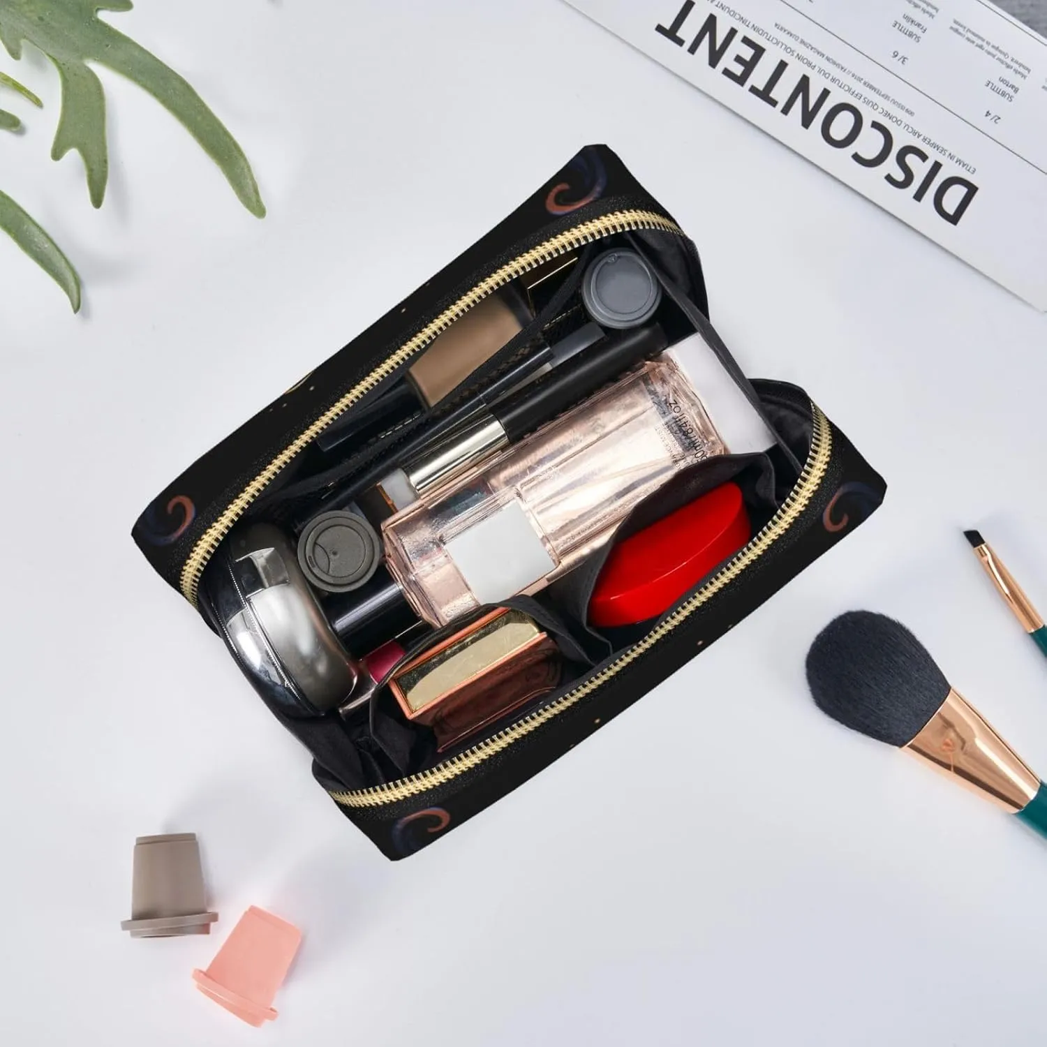 A Gorgeous Butterflymakeup Bag Organizer,Toiletry Cosmetic Bag,Zipper Pouch Brushes Storage Case(Large)