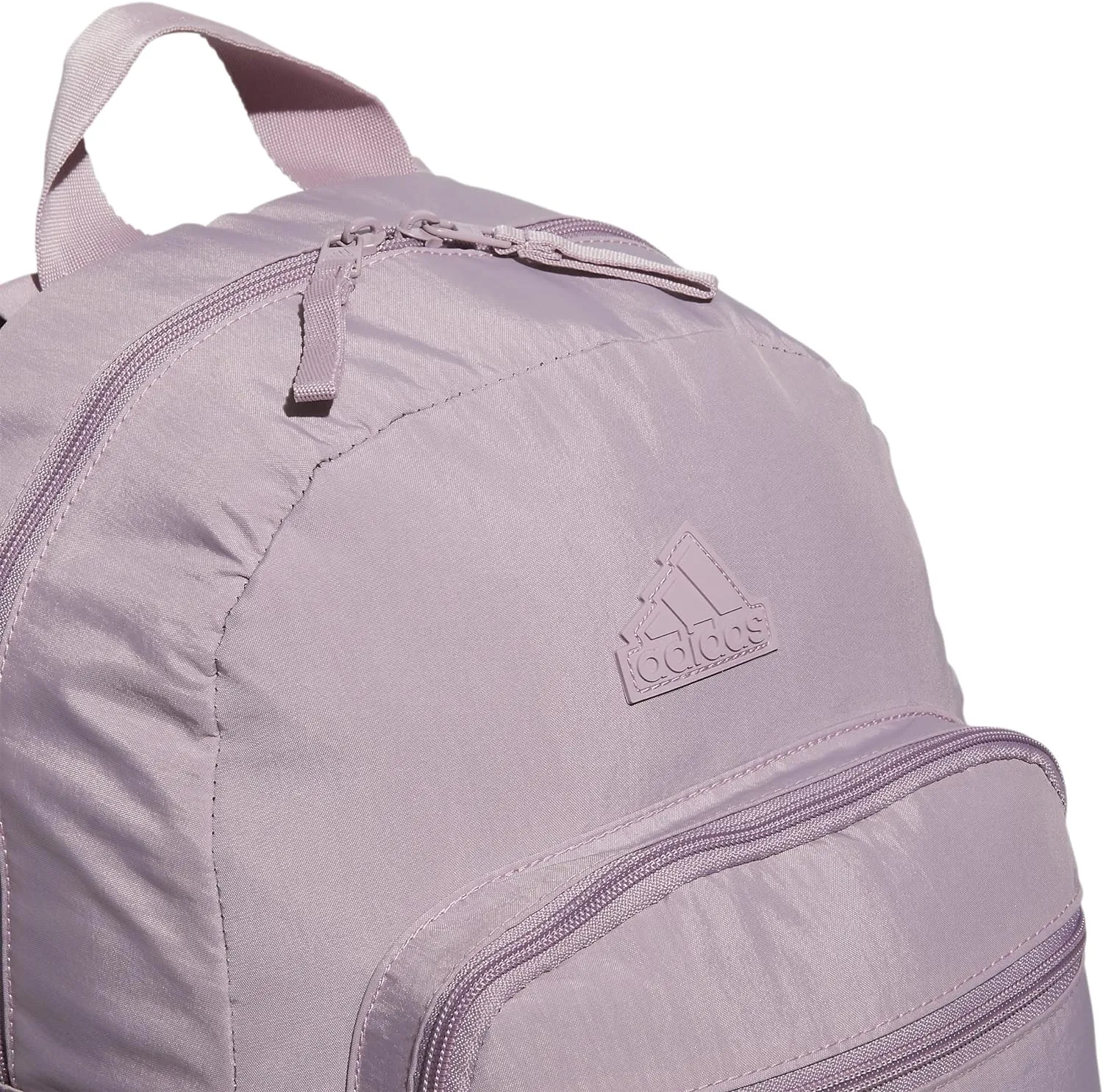 adidas Weekender Mini Backpack for Women and Men, Small Fashion Bag with Laptop Sleeve, Preloved Fig Purple, One Size