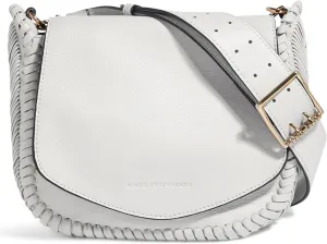 Aimee Kestenberg All For Love Saddle Crossbody Bag for Women - Small Leather Crossbody Purse - Adjustable & Removable Strap