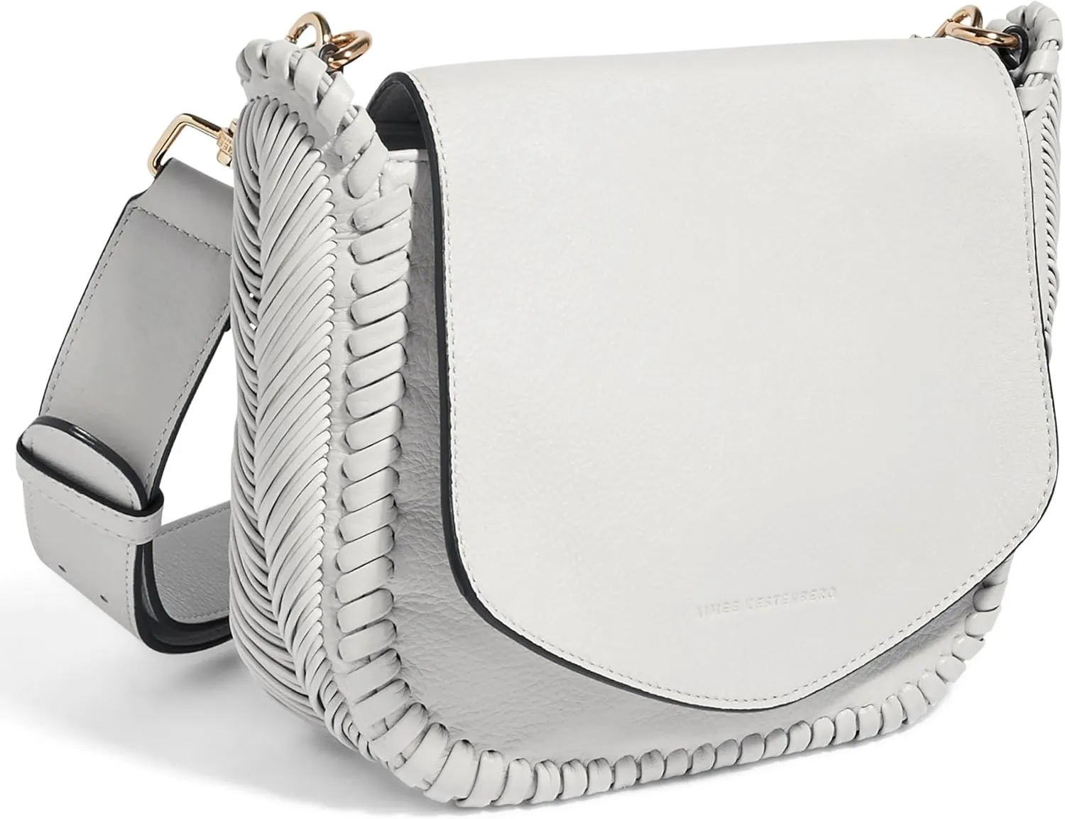 Aimee Kestenberg All For Love Saddle Crossbody Bag for Women - Small Leather Crossbody Purse - Adjustable & Removable Strap