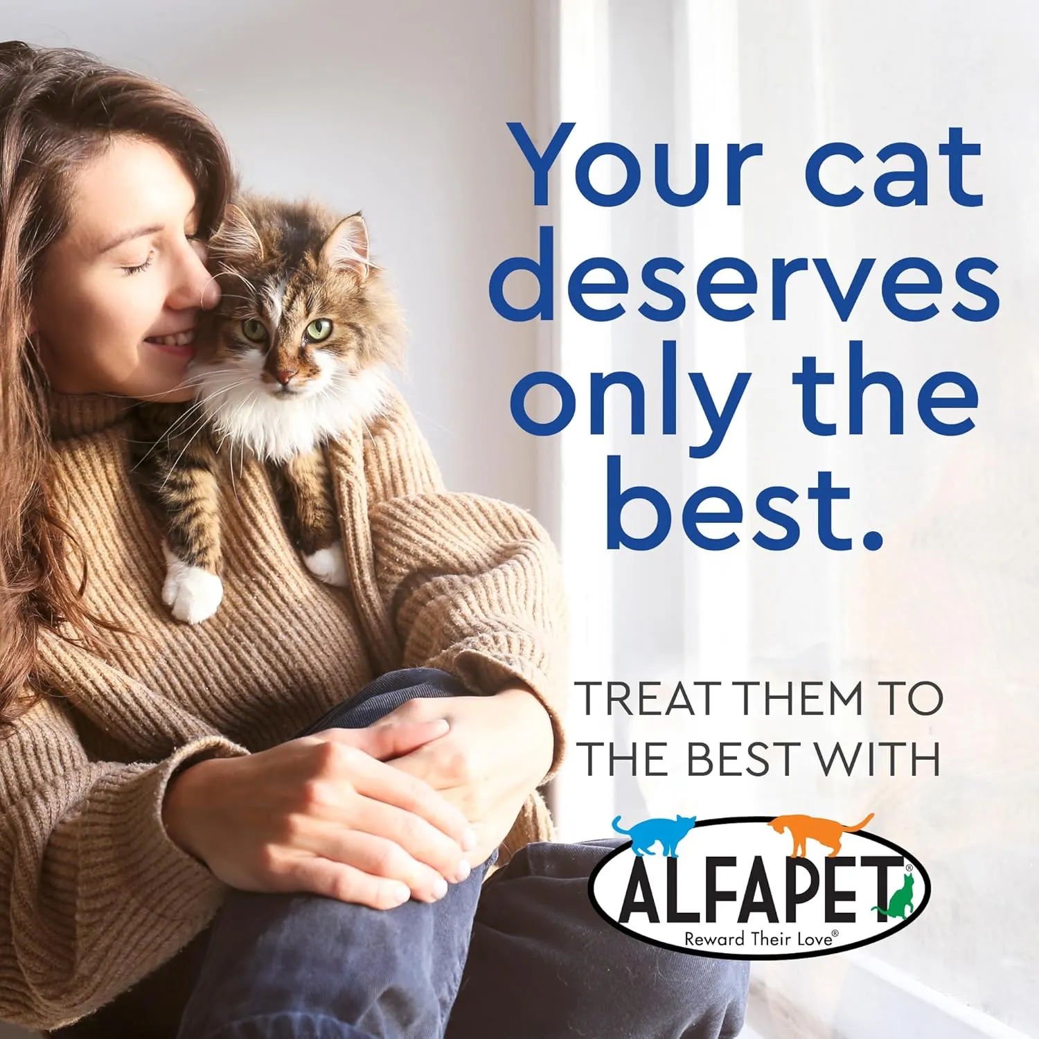 Alfapet Original Sifting Cat Litter Box Liners - Extra Giant 50 Count - Tear-Resistant Cat Litter Bags - Waterproof Kitty Litter Liners - Fits Almost All Litterbox Pan Sizes, 40" x 38", 30 lb Capacity