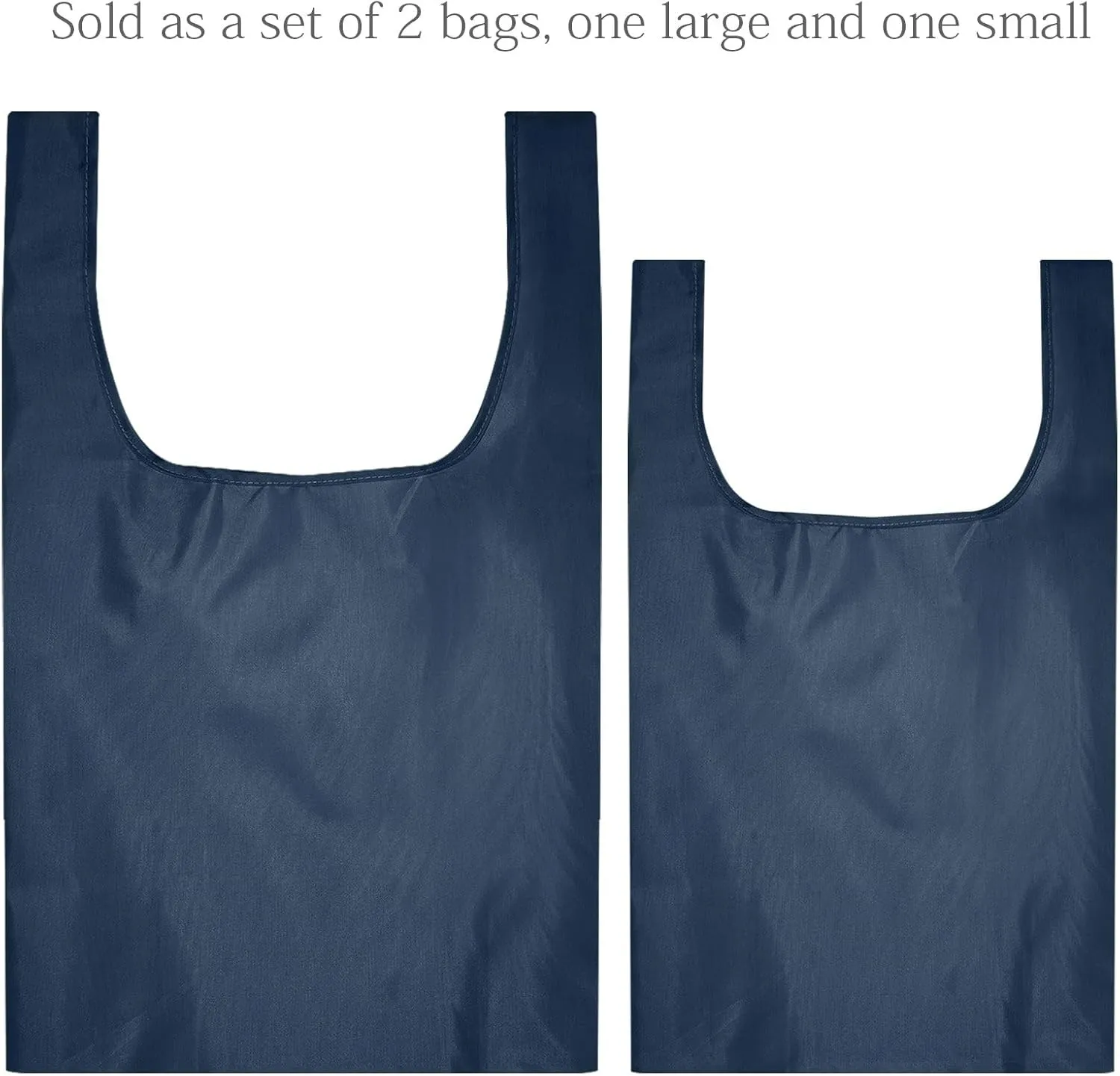 allydrew JoliBag Nylon Reusable Grocery Bag, 2 Pack