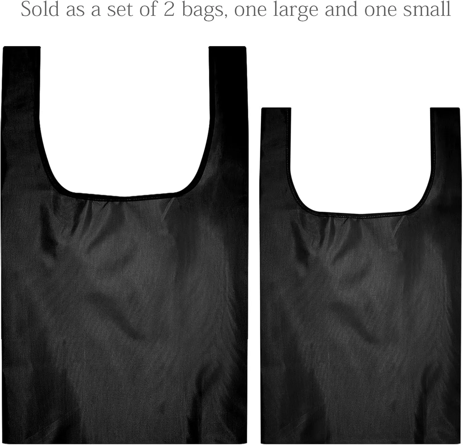 allydrew JoliBag Nylon Reusable Grocery Bag, 2 Pack