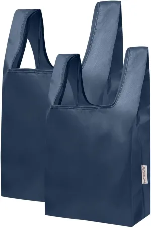 allydrew JoliBag Nylon Reusable Grocery Bag, 2 Pack