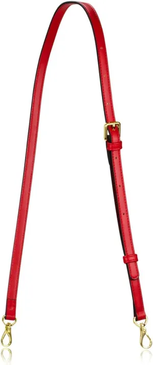 Allzedream Leather Purse Strap Replacement Crossbody Handbag Long Adjustable (Red)