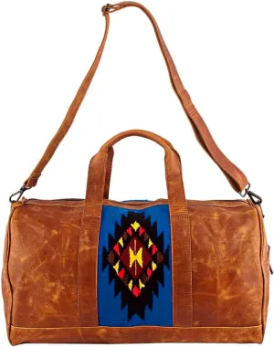American Darling Duffel Saddle Blanket Genuine Leather Western Women Bag | Handbag | Leather Duffle Bag | Weekend Bag | Travel Duffel Bags | Duffel Bag for Women