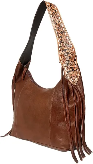 American Darling Hobo Full Grain Genuine Leather Western Women Bag | Handbag Purse | Leather Hobo Bag | Hobo Bags for Women | Hobo Purse | Cute Hobo Bag