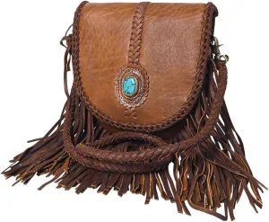 American Darling Messenger Genuine Leather Women Bag Western Handbag Purse