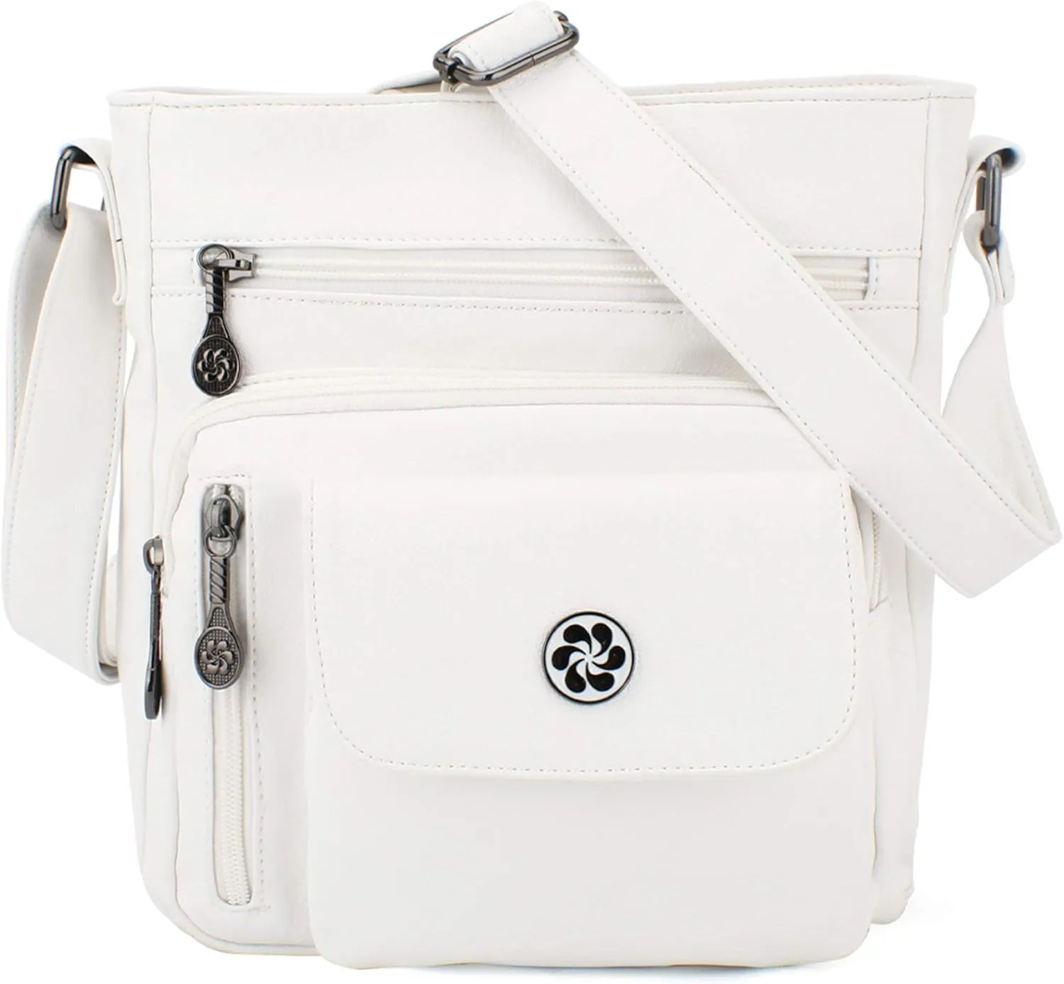 Angel Kiss Crossbody Bags Faux Vegan Leather Shoulder Bags for Women Small Handbag with Adjustable Strap