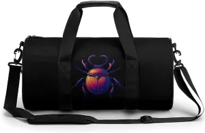 Animal Beetle Insect Occult Bug Lightweight Gym Bag for Men Women Travel Duffel Bag Sports Workout Bag with Adjustable Strap