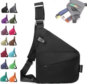 Anti Theft Travel Bag, Large Crossbody Bags for Women Men, Waterproof Lightweight Shoulder Sling Bags