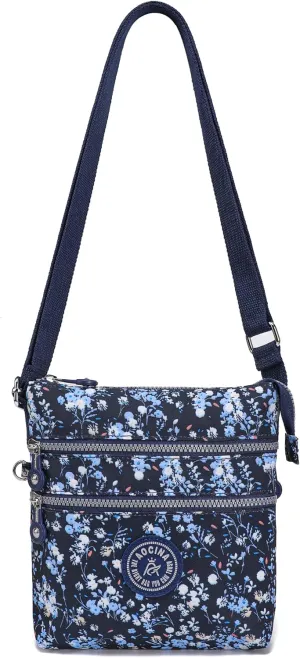AOCINA Crossbody Purses for Women Lightweight Small Travel Bag Shoulder Purses and Handbags with Multi Zipper Pockets