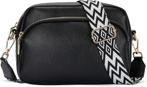 APHISON Crossbody Bags for Women Trendy, Leather Crossbody purse with Adjustable Strap