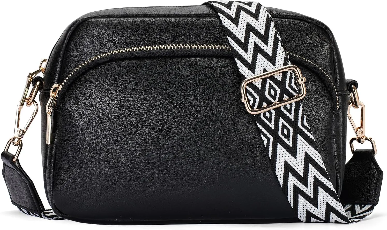 APHISON Crossbody Bags for Women Trendy, Leather Crossbody purse with Adjustable Strap