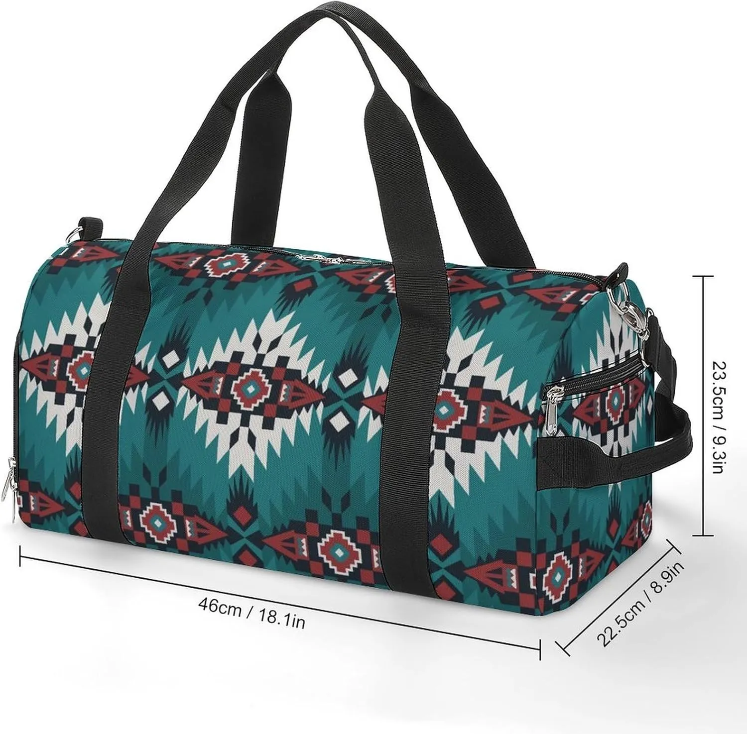 Aztec Blue Lightweight And Large Capacity Fitness Bag