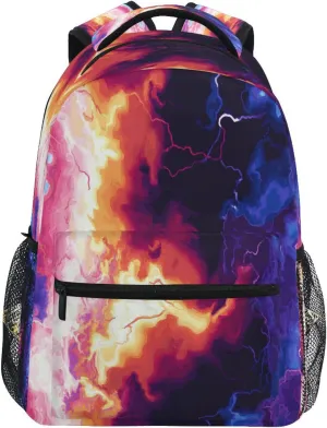 Backpack for Teacher Nurse Waterproof Stylish Travel Bags with Chest Strap Gift Men & Women Lightning
