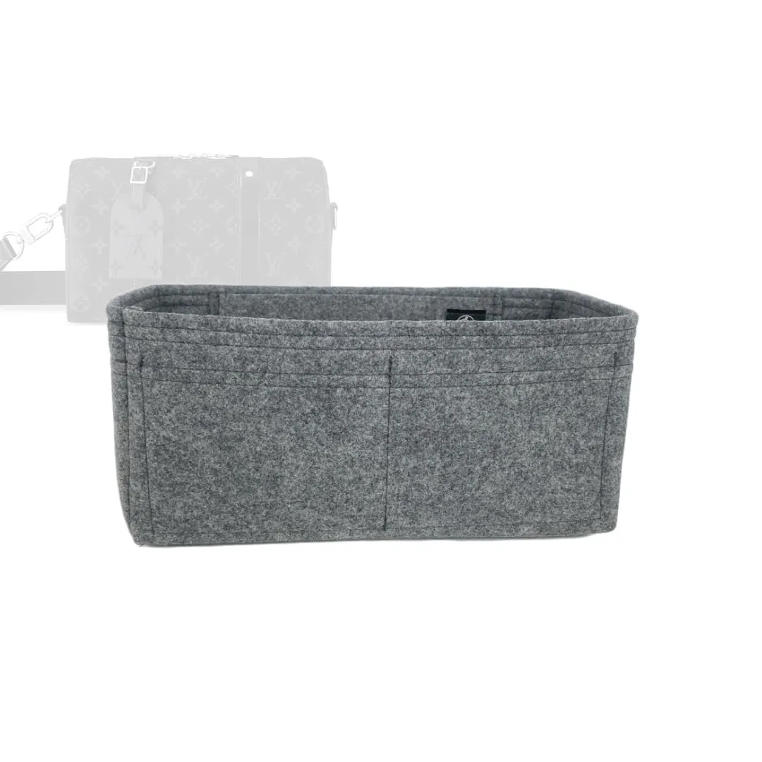 Bag Organizer for Louis Vuitton City Keepall - Premium Felt Purse Handbag Insert Liner Shaper (Handmade) Soft Structure Support (20 Color Options)