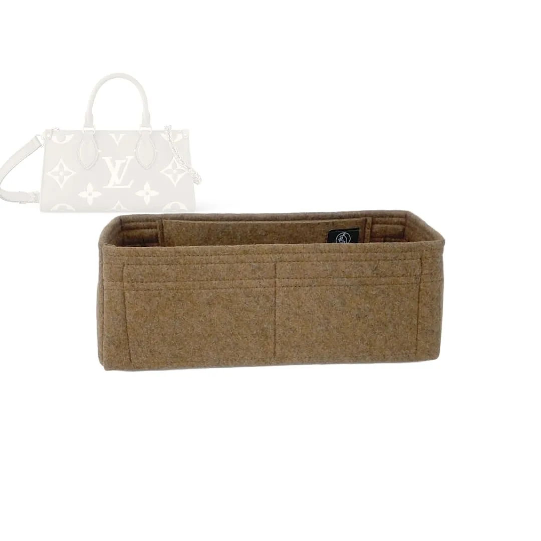 Bag Organizer for Louis Vuitton Onthego East West Bag - Premium Felt Purse Handbag Insert Liner Shaper (Handmade) Soft Structure Support (20 Color Options)