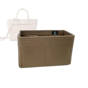 Bag Organizer for Mulberry Mini Zipped Bayswater Bag - Premium Felt Purse Handbag Insert Liner Shaper (Handmade) Soft Structure Support