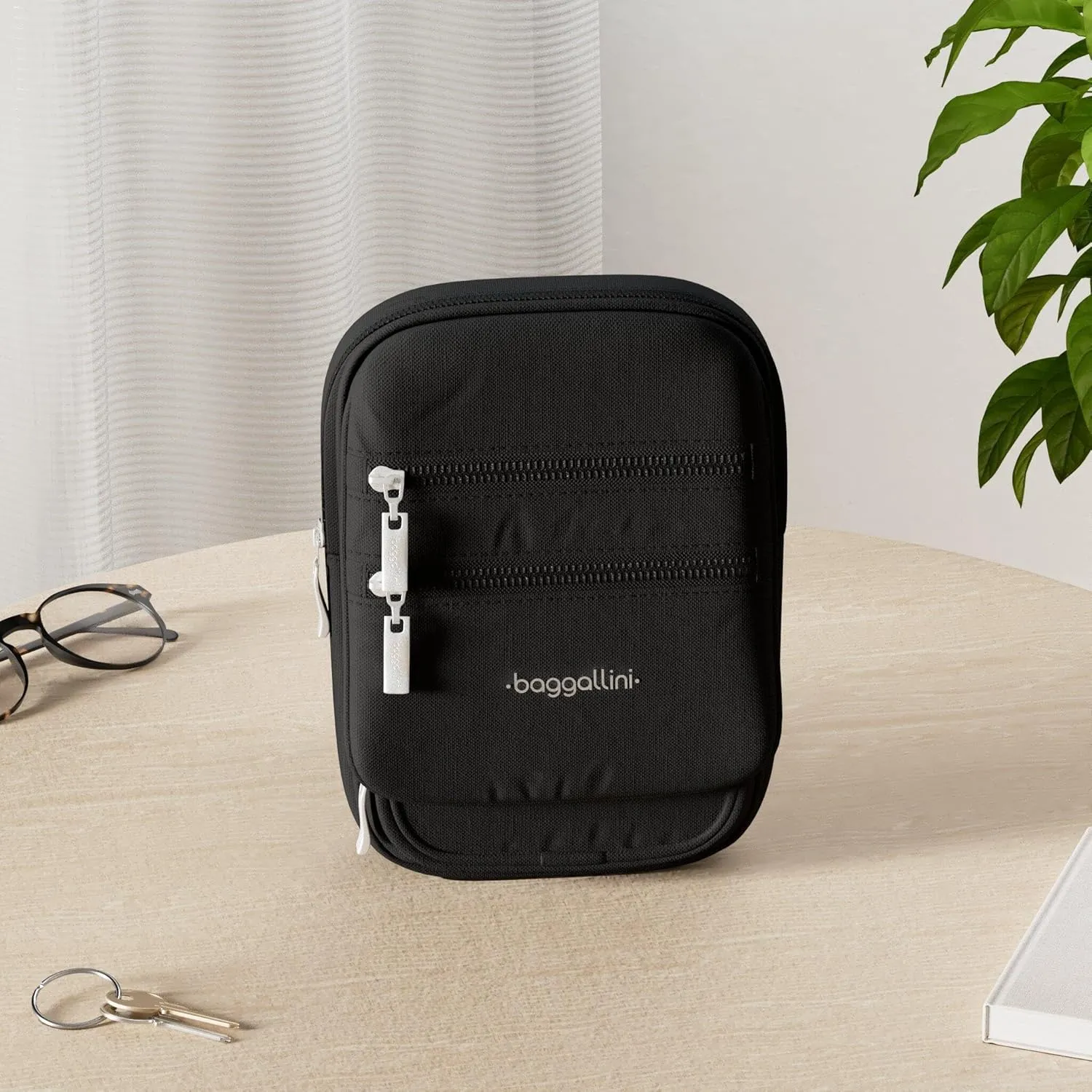 Baggallini Journey Crossbody Bags for Women 9x6 Small Lightweight Travel Handbag W/RFID