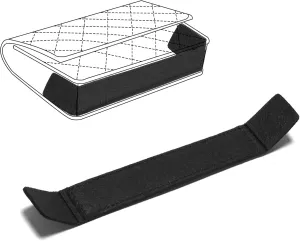 Base Shaper for WOC Handbag,Purse Bottom Insert for Wallet on Chain Bags,WOC Shaper Felt Bag Shaper Saver,C hanel WOC Base Shaper,Ultimate Protection and Support (Black,10"x1.2")