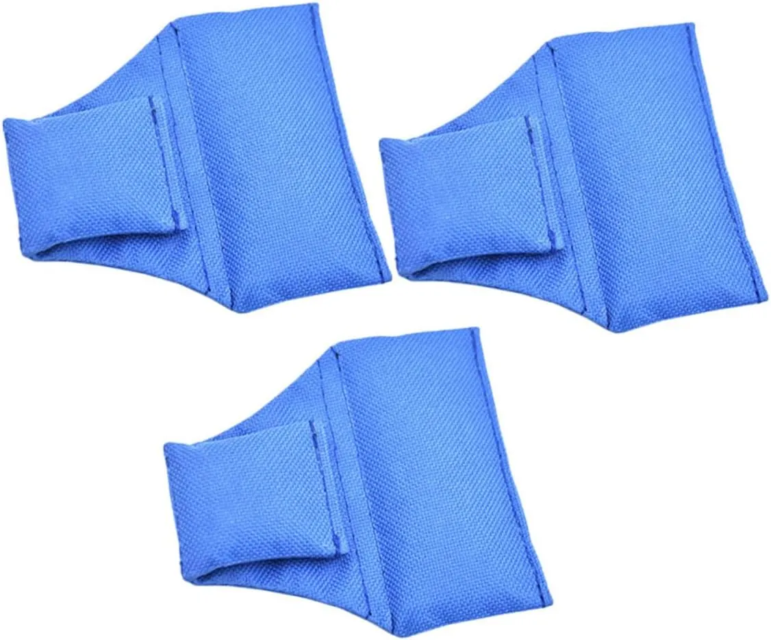 BESPORTBLE 3pcs Football Bean Bag Soccer Matches Referee Flag Accessories for Outdoor Sports Games Toss Bag Gear Party Accessory