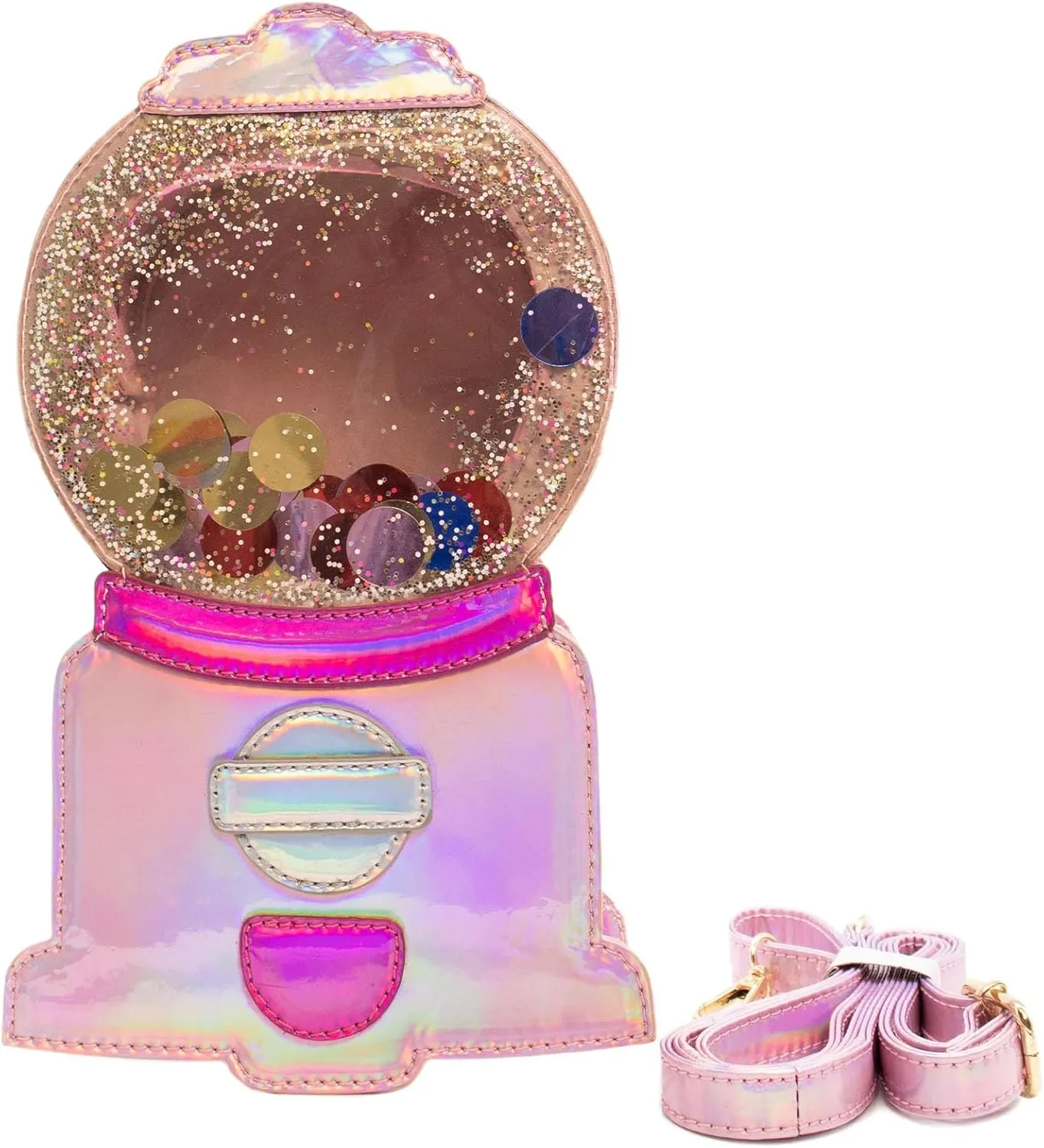 Bewaltz PU Leather Adjustable Strap and Zipper Closure Virtual Pet Novelty Bag - Holiday
