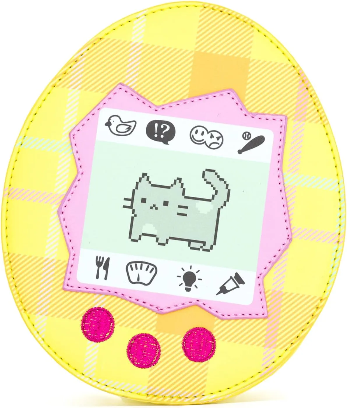 Bewaltz PU Leather Adjustable Strap and Zipper Closure Virtual Pet Novelty Bag