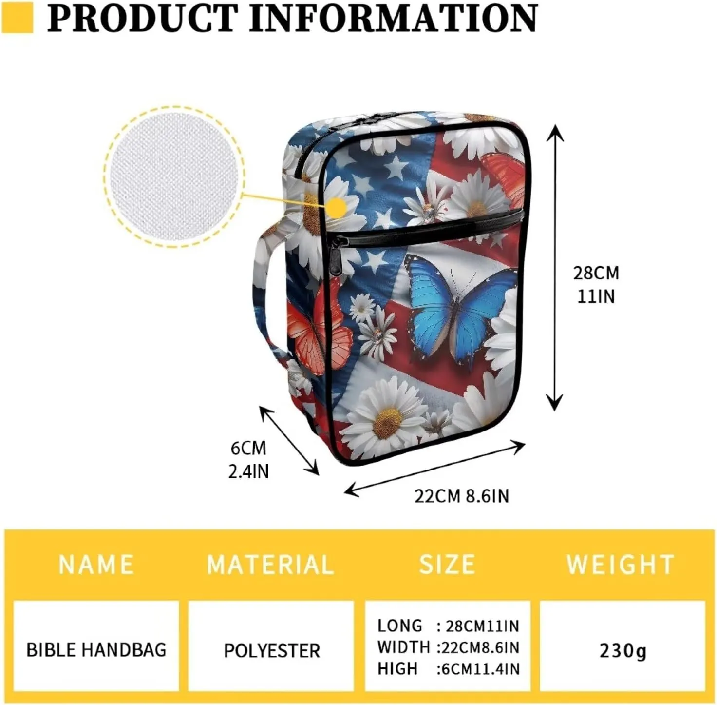 Bible Bags for Women Men Tote Personalized Bible Covers for Women Men Bible Accessories Women Men