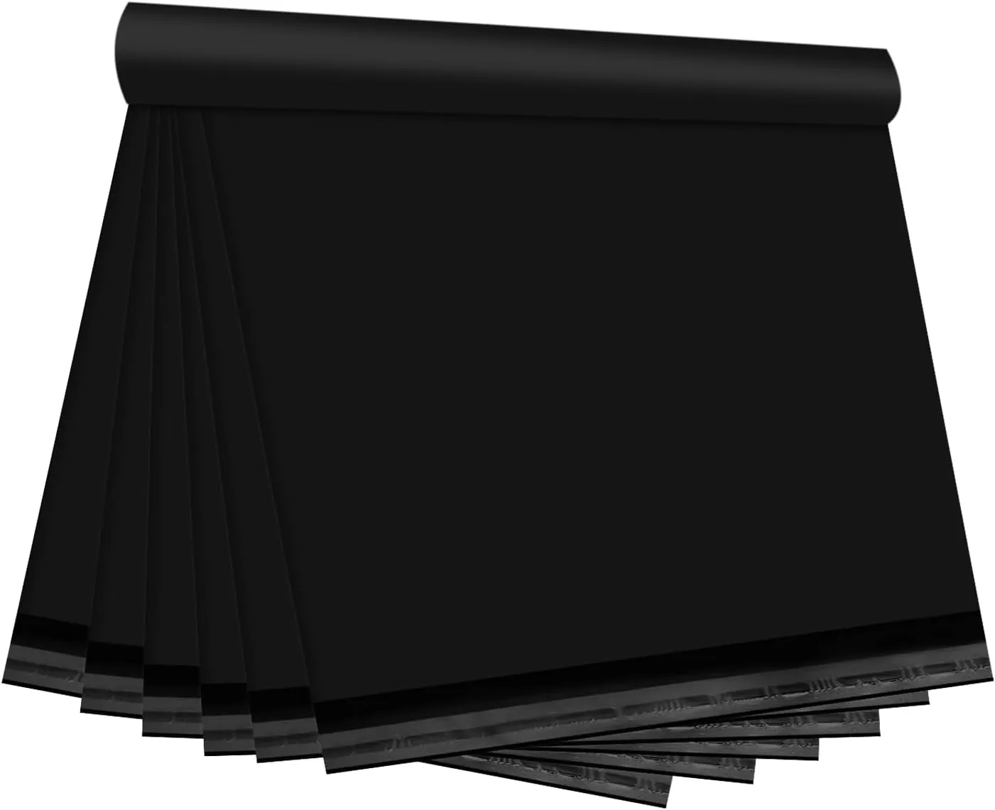 Black 12x15.5 inches 200 Pack Poly Mailers - Self-Adhesive, Lightweight, Tear-Resistant Shipping Bags for Small Business