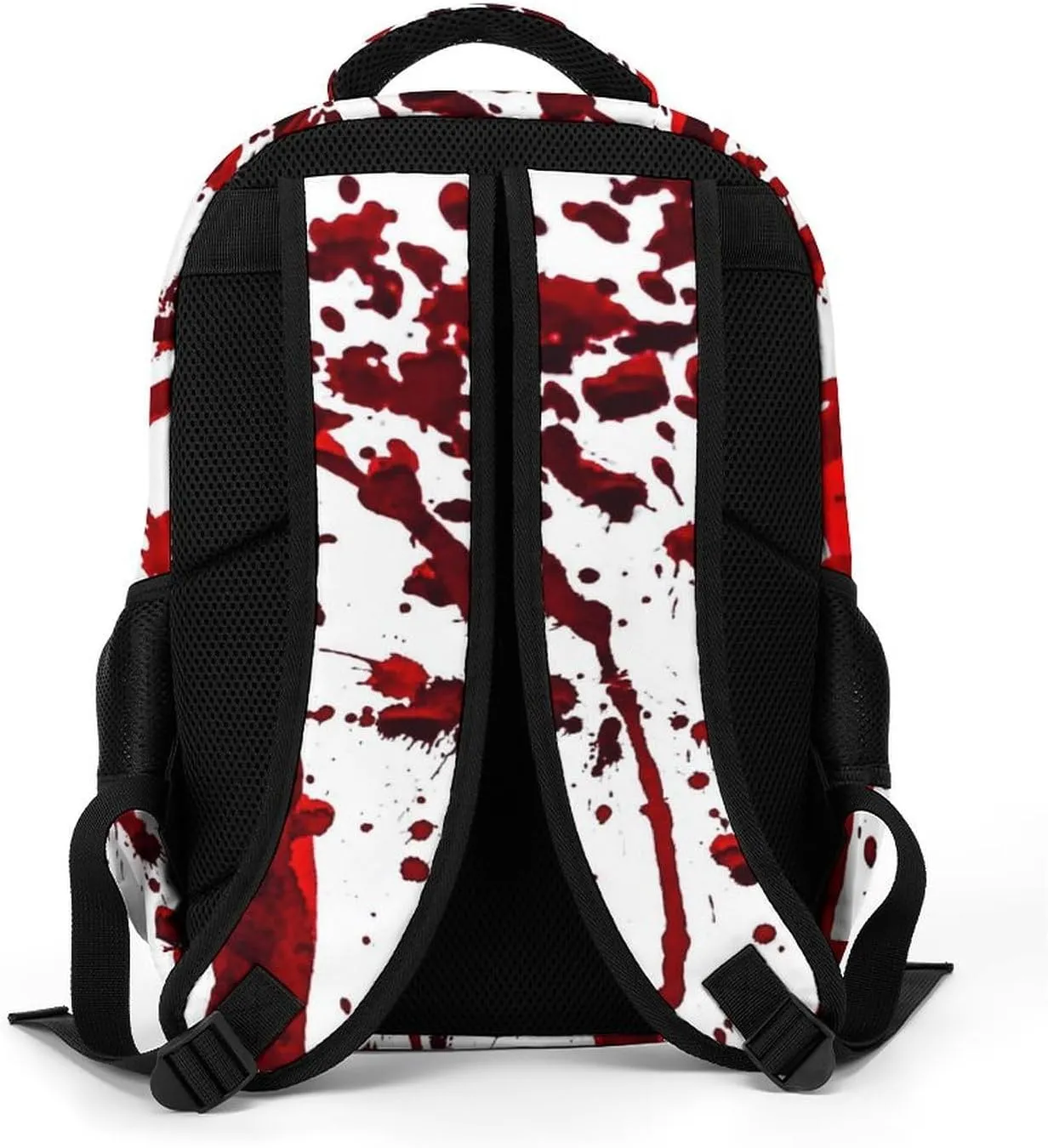 Bloody Red Halloween Laptop Backpack Scary Horror Season Travel Bags Daypack Durable Work Camping Hiking Back Packs for Women Men